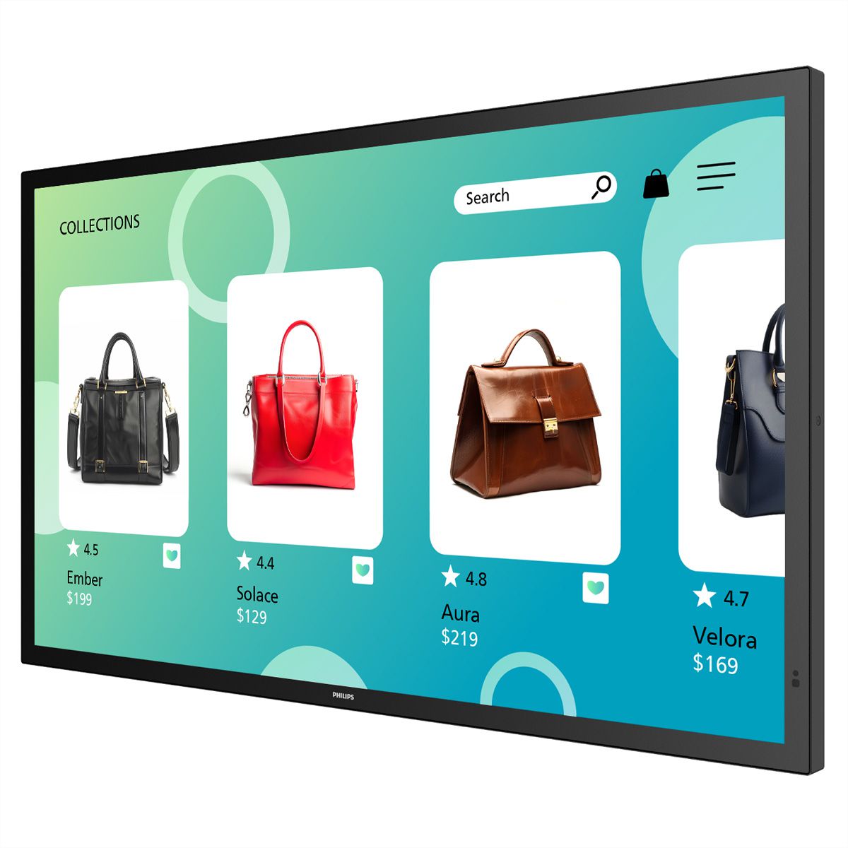 Philips Multitouch Display 43BDL3751T/00, 43", UHD, 24/7, 450cd/m², PCAP