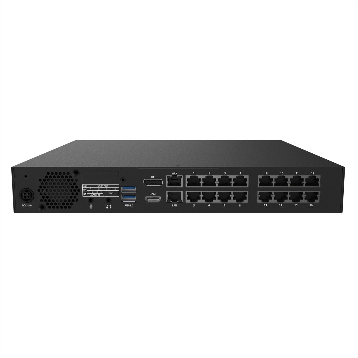 MOBOTIX MOVE NVR Netzwerk-Videorekorder 24-CH, 16x PoE