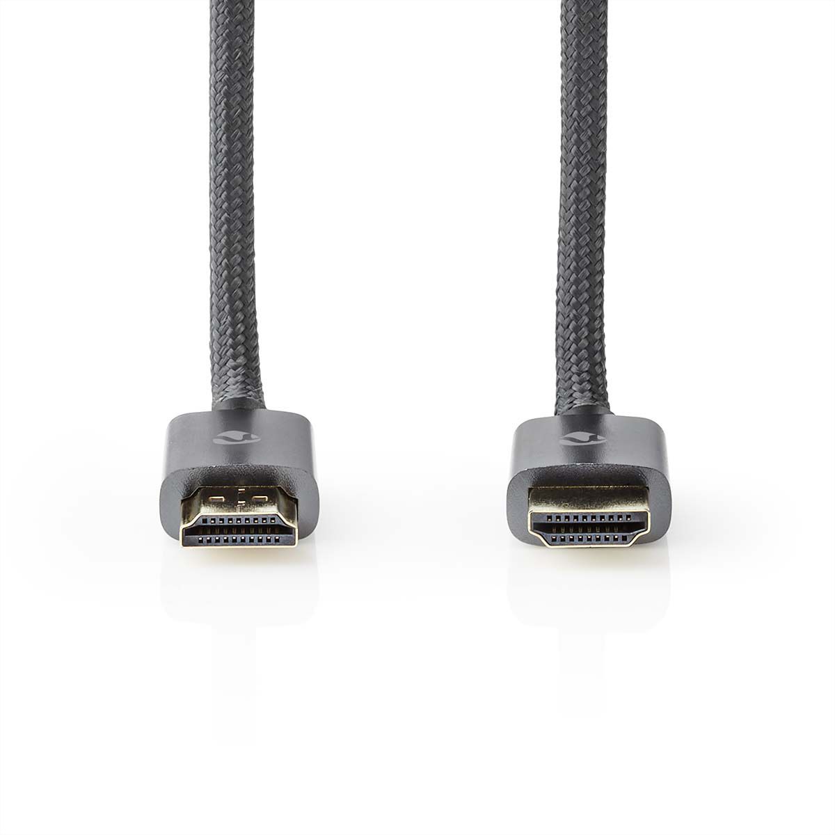 Nedis HDMI High Speed Kabel mit Ethernet, grau, 1 m