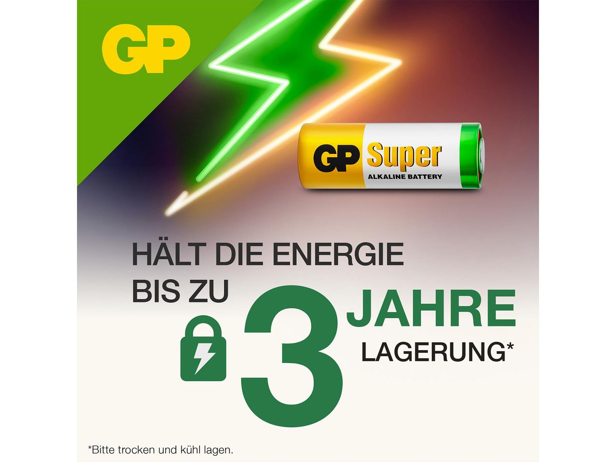 GP Super Batteries Alkaline N-Lady 2x, 1,5V