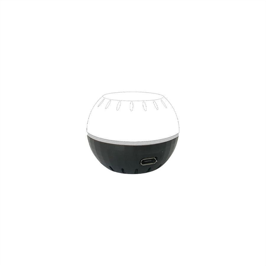 Shelly Sensor temp. & d'humidité Add on, Adaptateur secteur USB, blanc