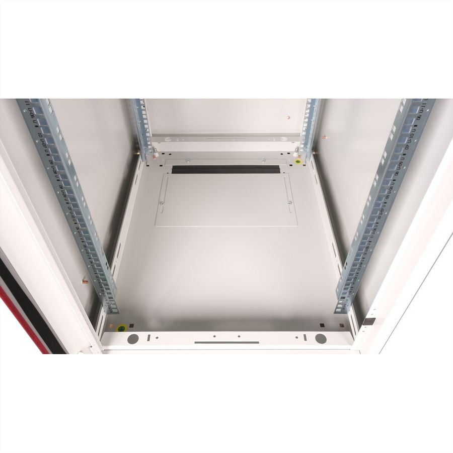ROLINE 19" Baie réseau Pro 16U, 600x800 LxP Porte verre gris