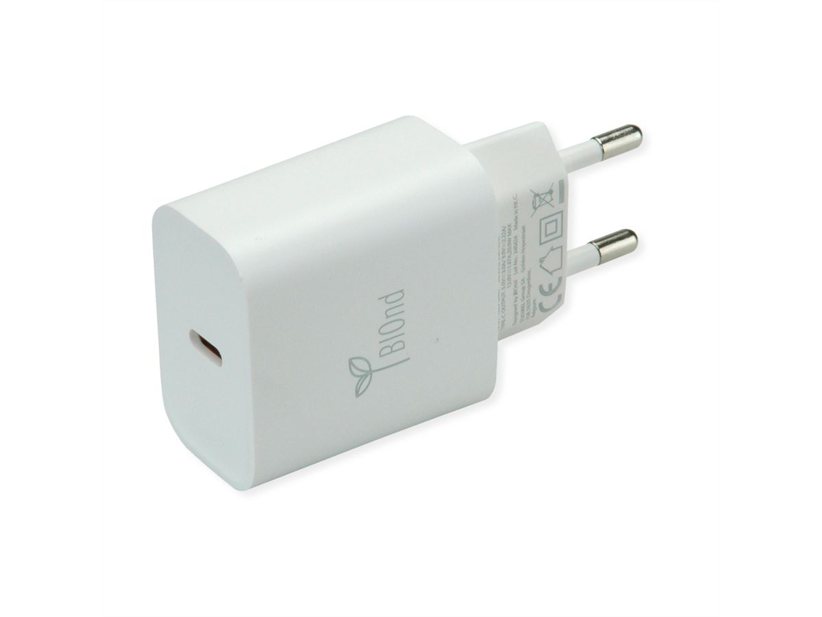 BIOnd Chargeur de voyage 20W PD USB-C Bulk