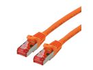 Cordon ROLINE S/FTP(PiMF) Cat.6, LSOH, Component Level, orange, 5 m