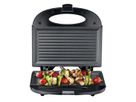 Melissa Sandwichmaker 16240109, Sandwichmaker/Grillplatte, schwarz, 750W