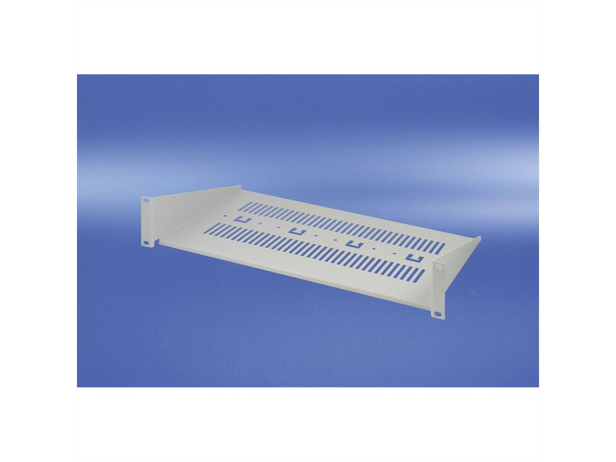 Tablette pour appareils 19" SCHROFF, 2 U, RAL 7035