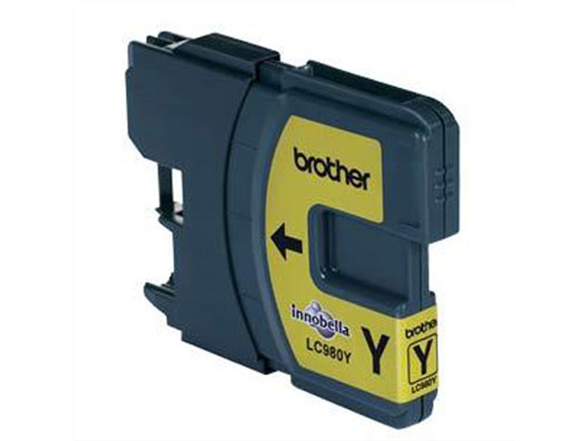 BROTHER LC-980Y, Cartouche jaune pour ~ 260 p.