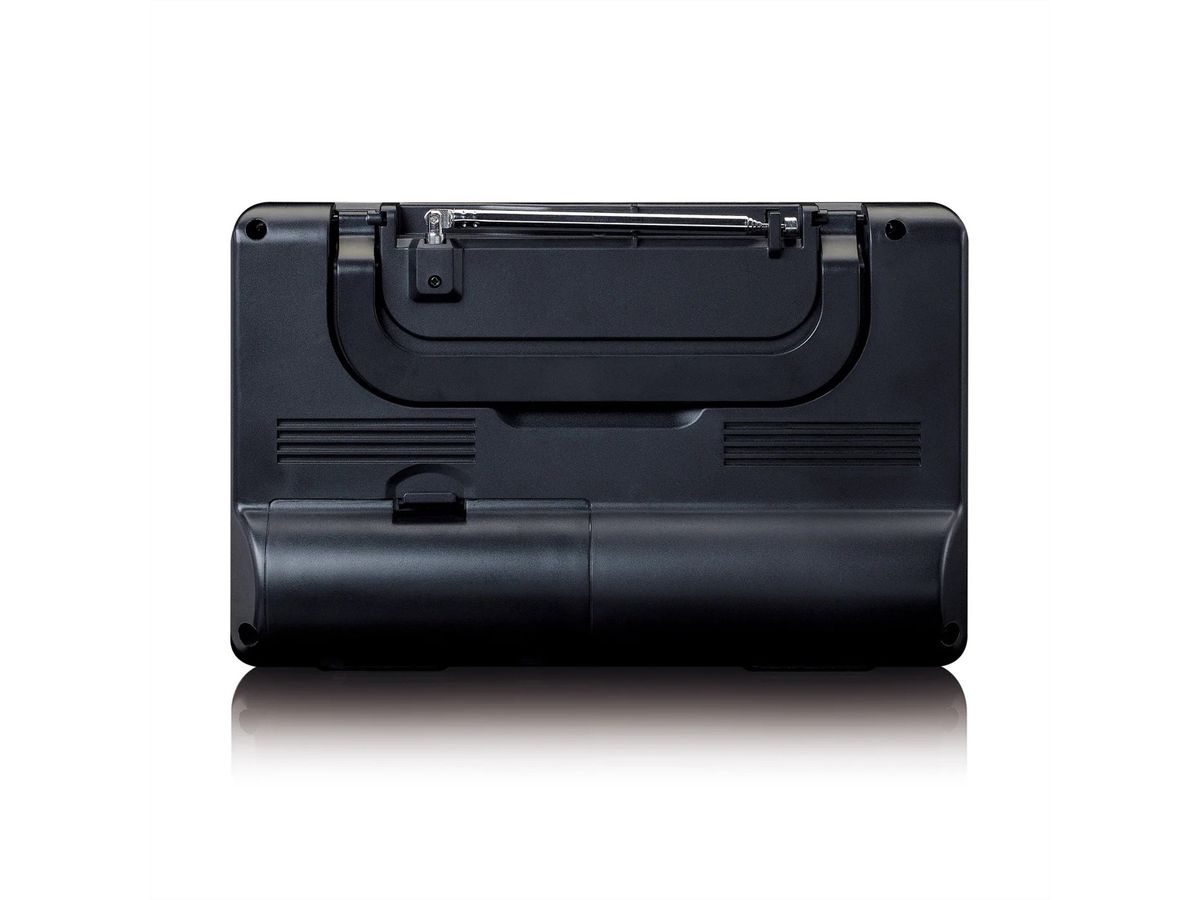 Radio FM compacte Lenco MPR-035BK, FM, 20 présélections, LCD