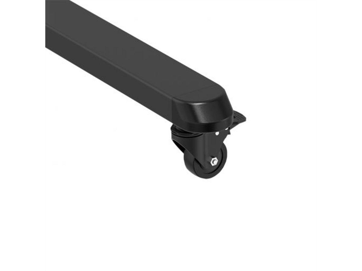 **DEMO**Hagor BrackIT Stand Dual XL, système de support mobile pour 2 écrans "side-by-side"., noir