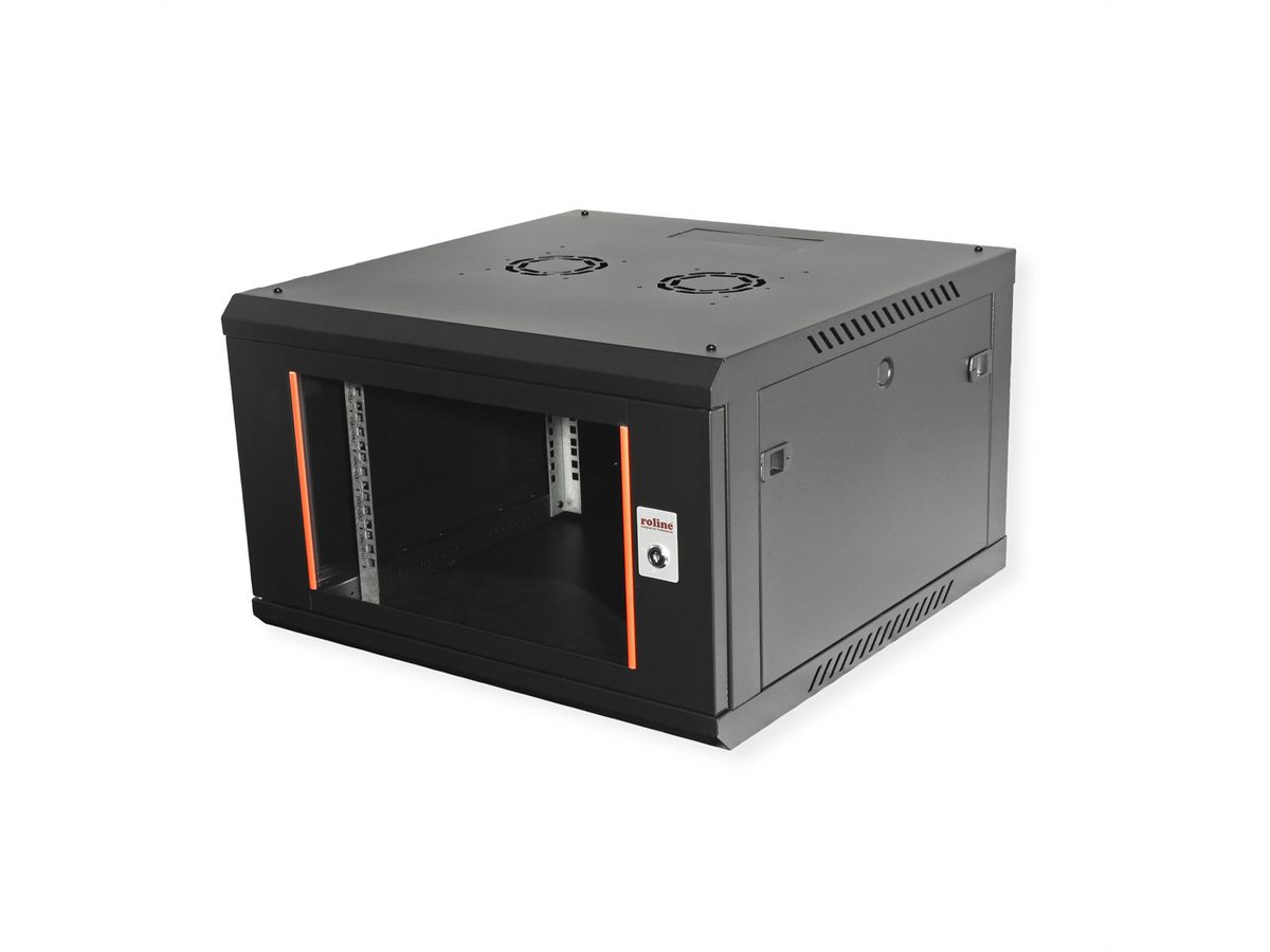 ROLINE 19" Boîtier mural Basic Plus 6U, 600x600 LxP noir