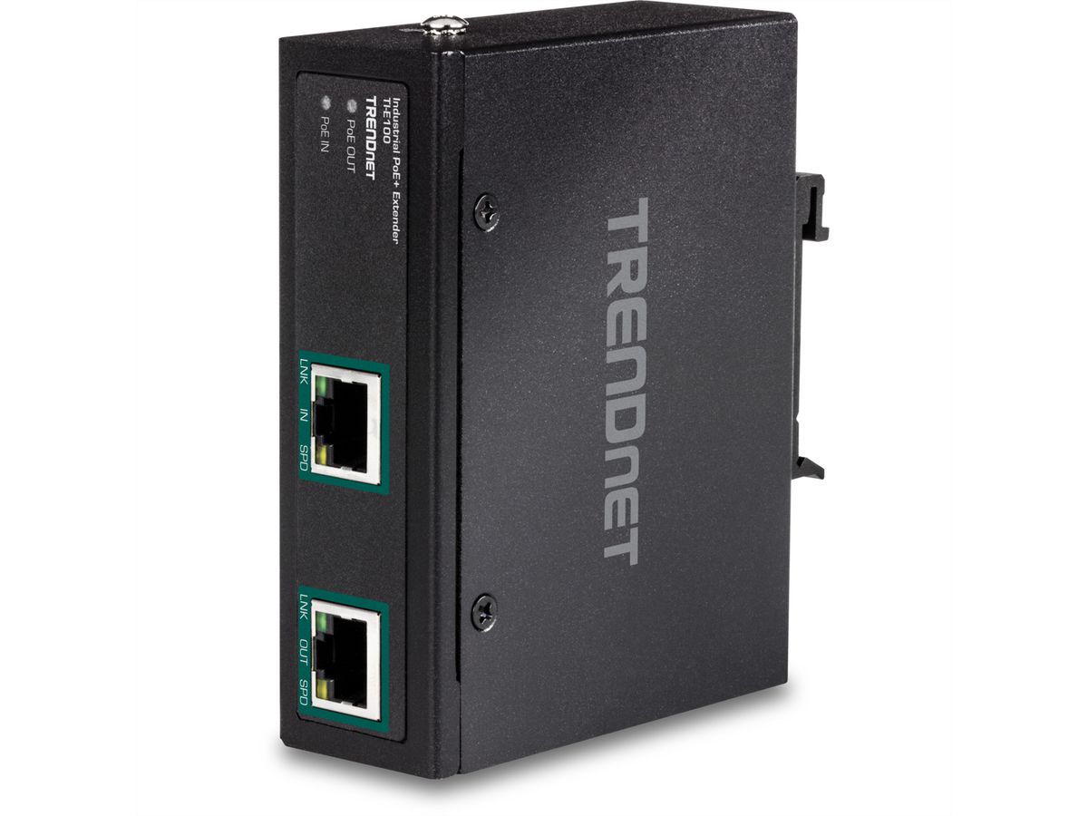 TRENDnet TI-E100 Extenseur PoE+ Gigabit industriel