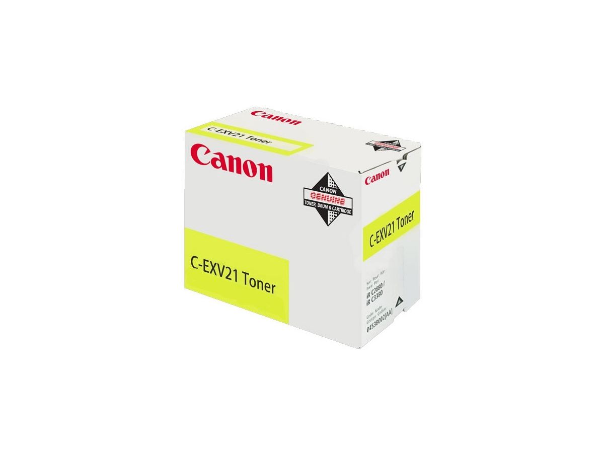 Canon C-EXV21 Cartouche de toner 1 pièce(s) Original Jaune