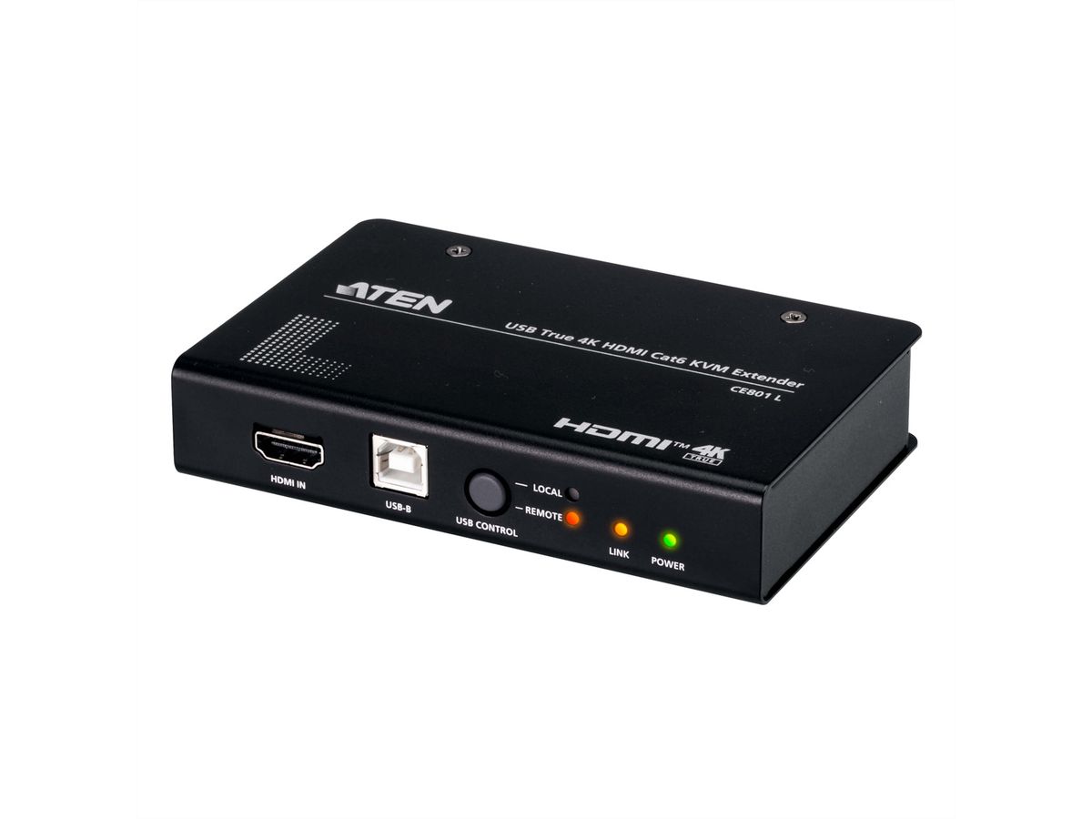 ATEN CE801 Extension KVM USB True 4K HDMI Cat 6, 4K à 70 m