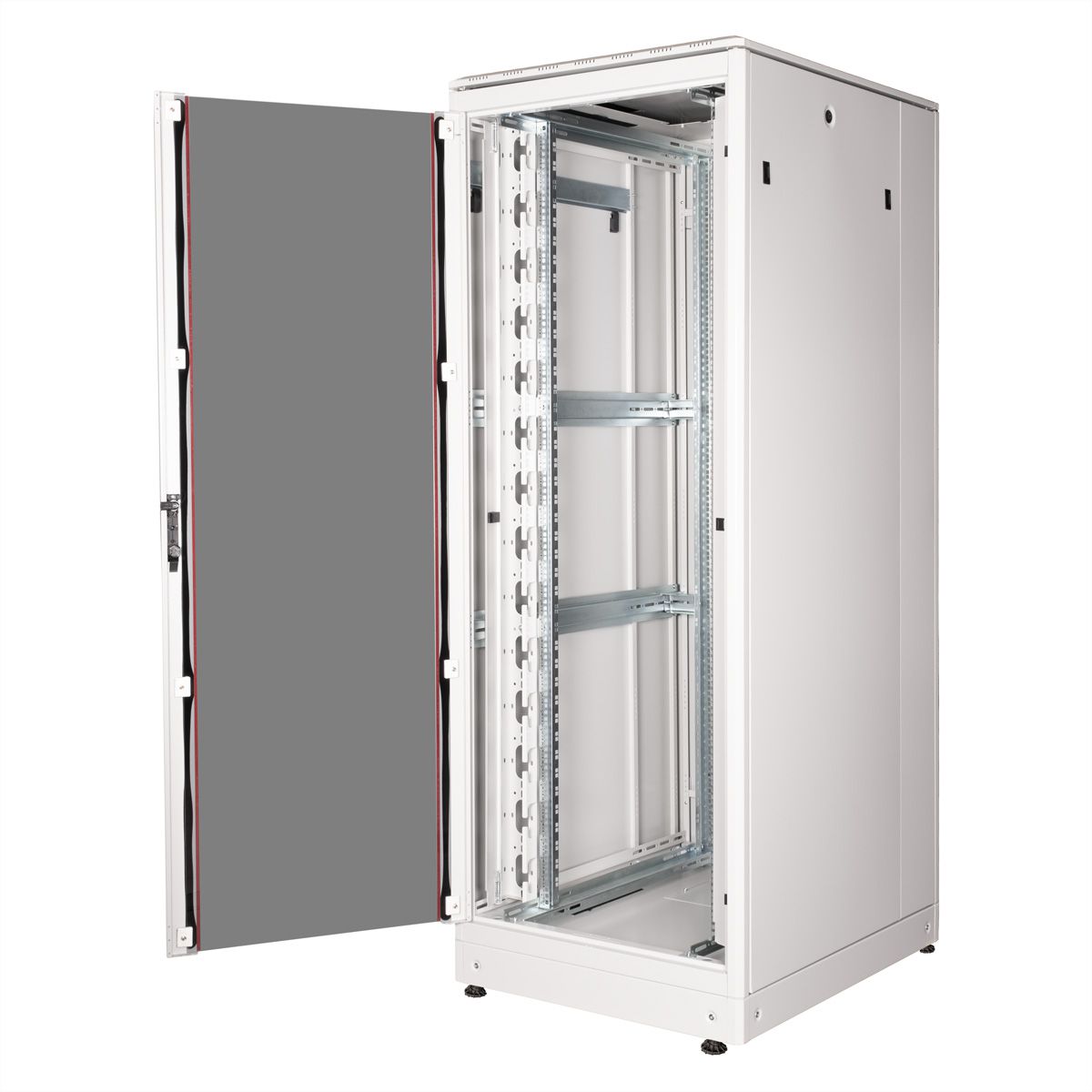 ROLINE 19-Zoll Netzwerkschrank Pro 42 HE, 800x1000 BxT Glastür grau