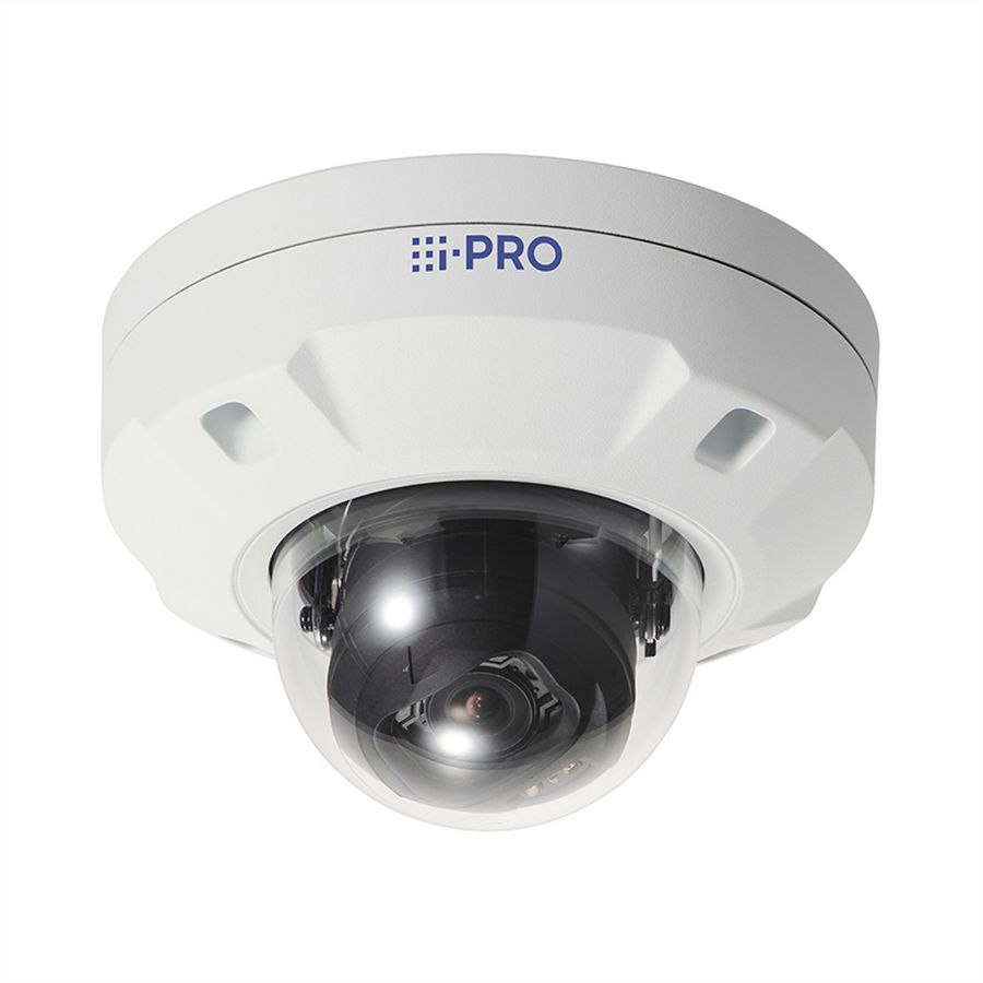 i-PRO 6MP AI OUTDOOR VANDAL Dome Kamera, weiß