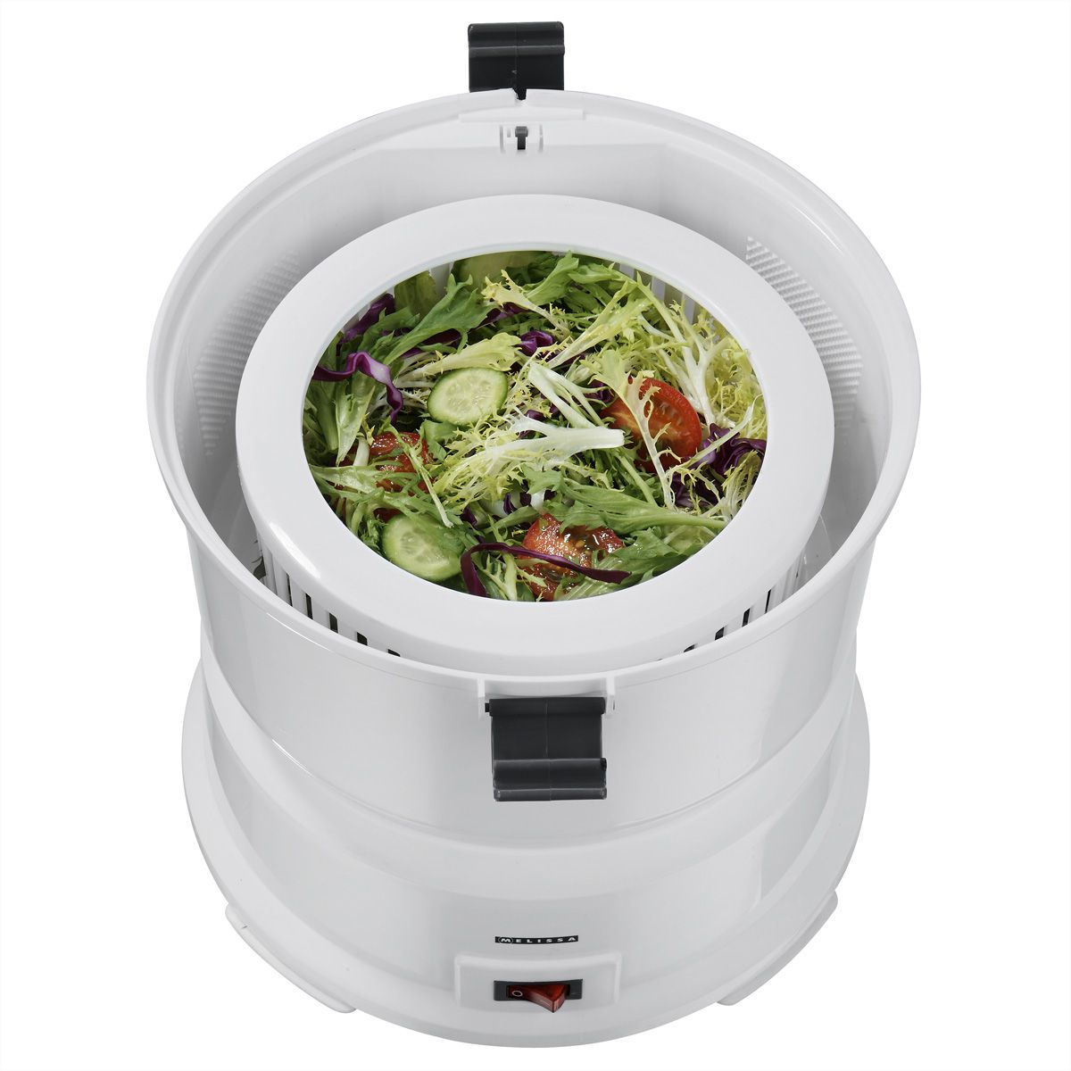 Éplucheur de pommes de terre Melissa 16220008, blanc, incl. essoreuse à salade, 85W