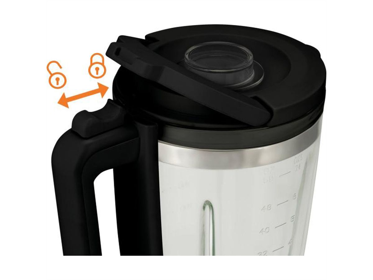 Gorenje Mixeur sur socle B1400BE, 1400 W, 1,5 L, noir/argent