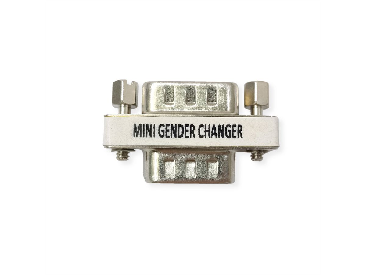 VALUE Mini Gender Changer, 9pol. Stecker-Stecker