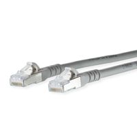 METZ CONNECT Cordon de brassage Cat.6A AWG 26, gris, 0,3 m