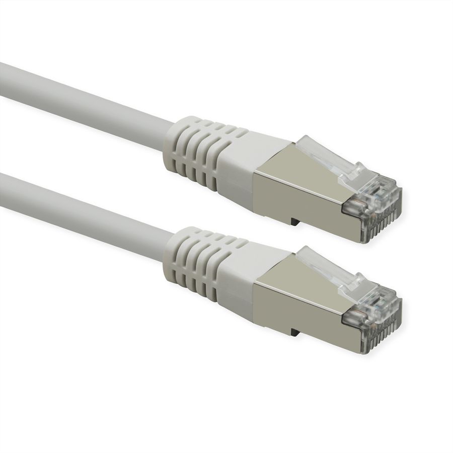 ROLINE Cordon Cat.6 (Classe E), PoE, S/FTP (PiMF) , blanc, 20 m