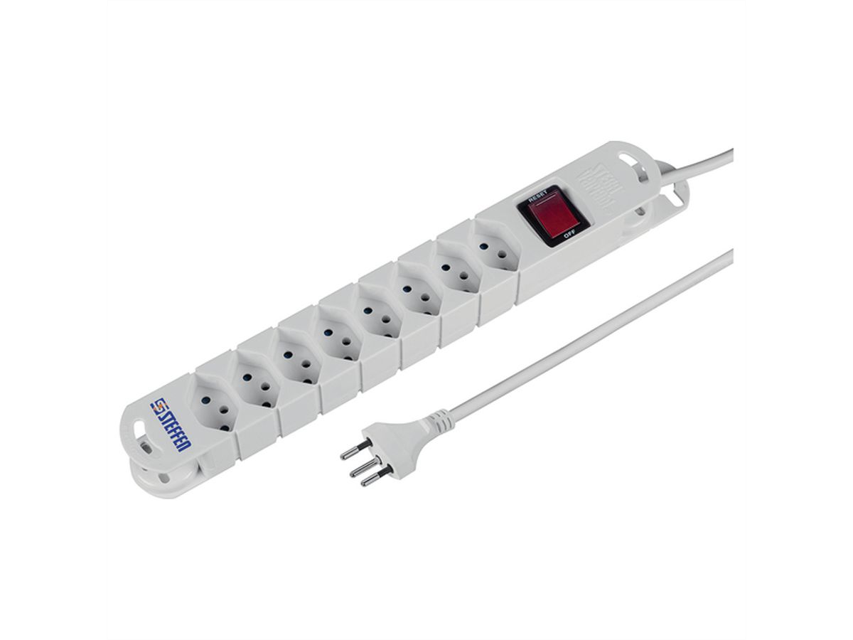 Steffen Steba Variabl 8x avec interrupteur, blanc