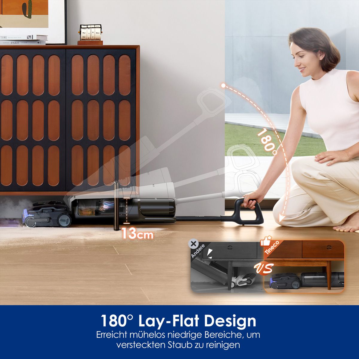 Tineco FLOOR ONE S7 Stretch Steam Plus , Nass-Trockensauger