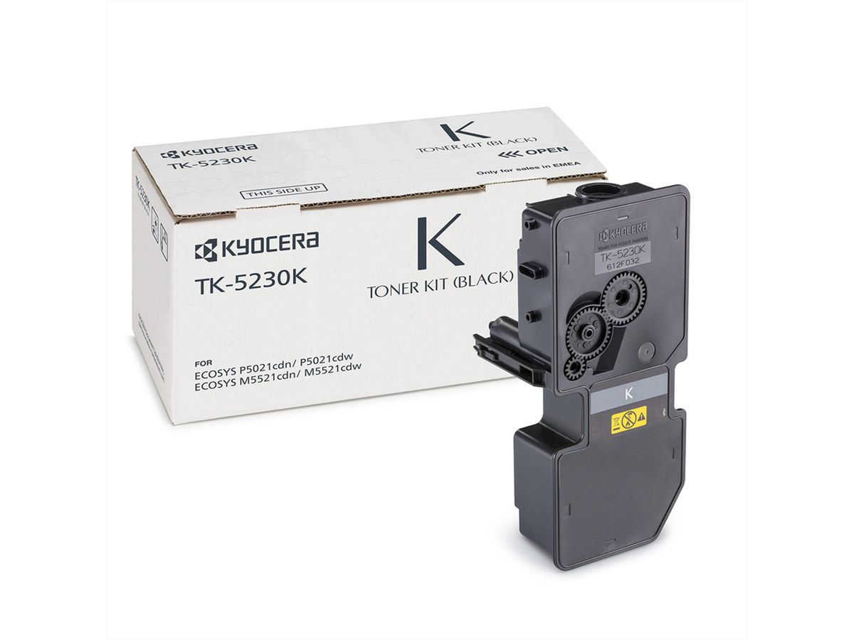 KYOCERA Toner TK-5230K schwarz, ECOSYS P5021cdn ca. 2.600 Seiten