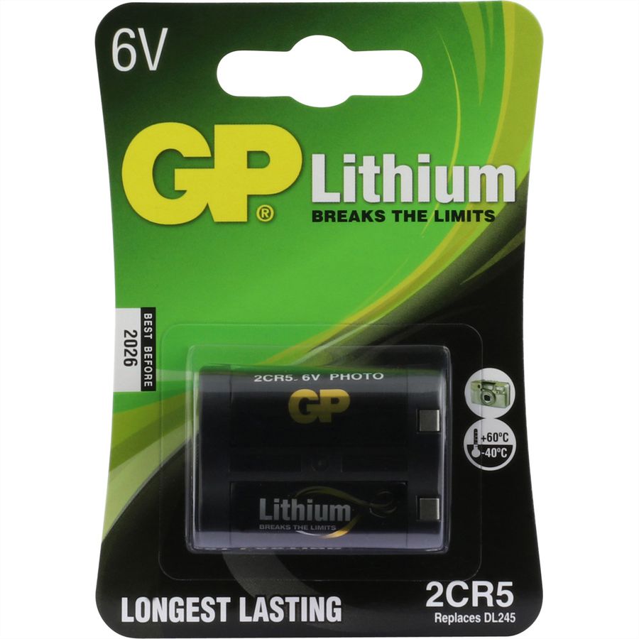 GP Batteries Lithium 2CR5 1er Blister