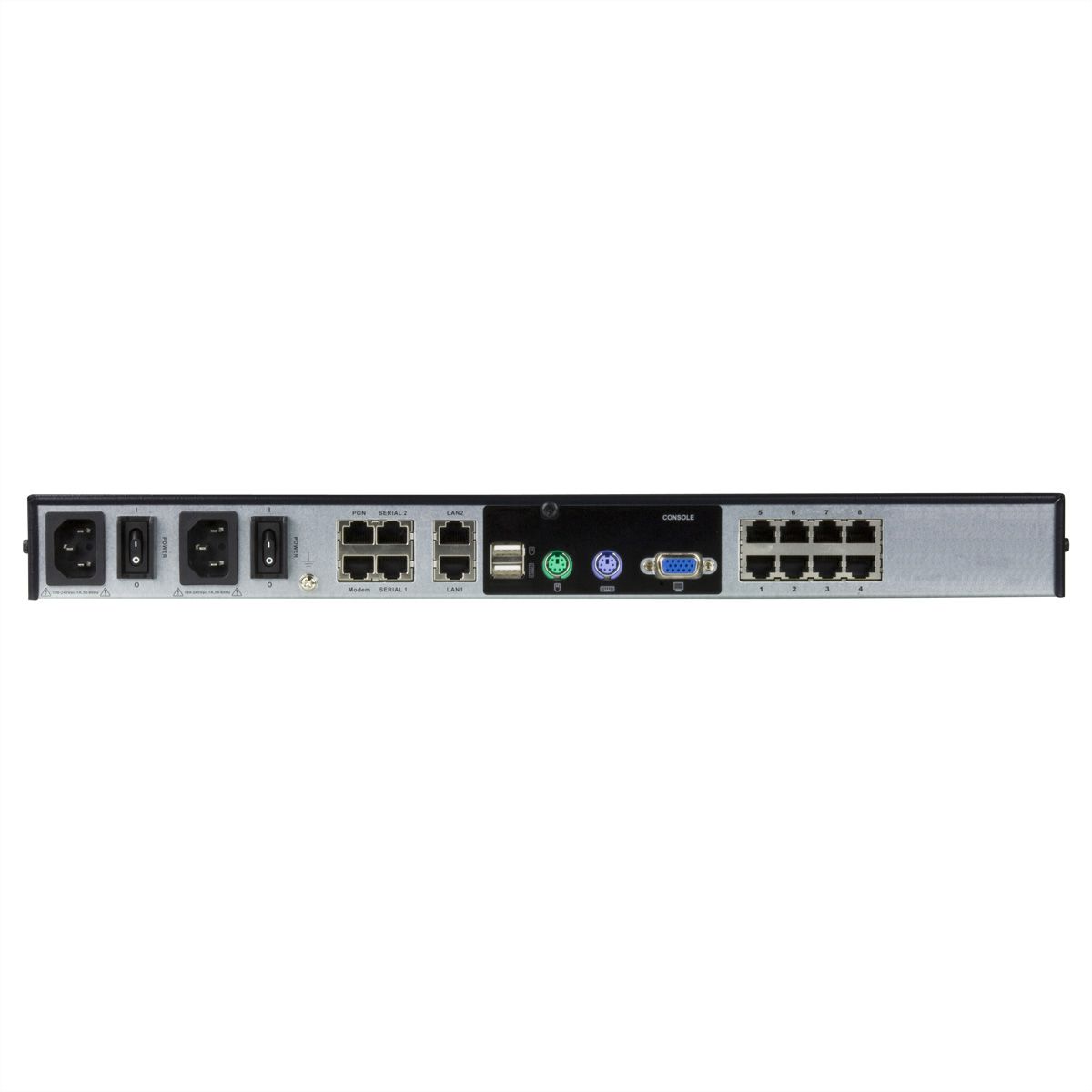 ATEN KN1108VA 1-Local 1-Remote Access 8-Port Cat5 KVM over IP Switch mit Virtual Media