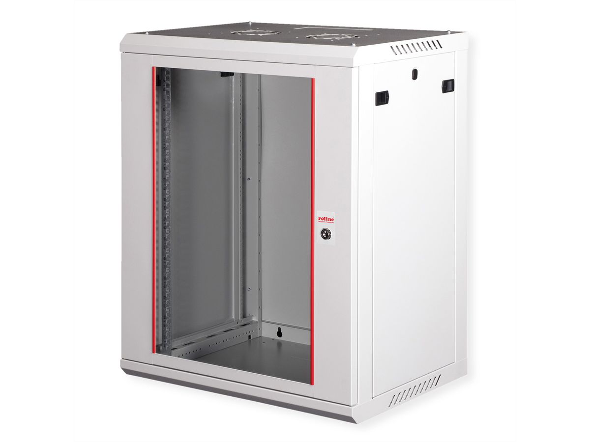 ROLINE 19-Zoll Wandgehäuse Basic Plus 18HE, 600x450 BxT grau