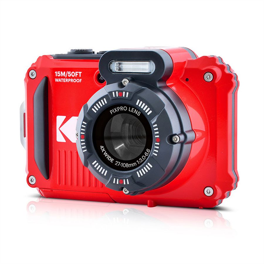 Kodak Unterwasserkamera WPZ2RD Bundle, inkl. 2nd Batterie + micro 16Go SD card