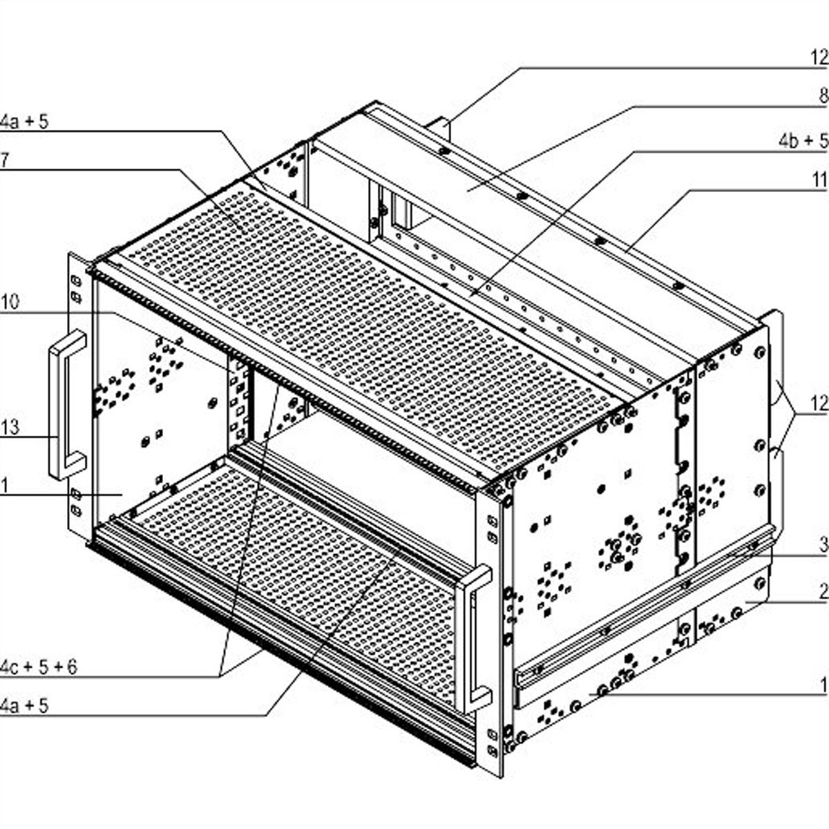 SCHROFF Bausatz, SNCF, geschirmt, für CompactPCI Anwendungen - BGTR PRO IEEE 6HE 84TE 320T