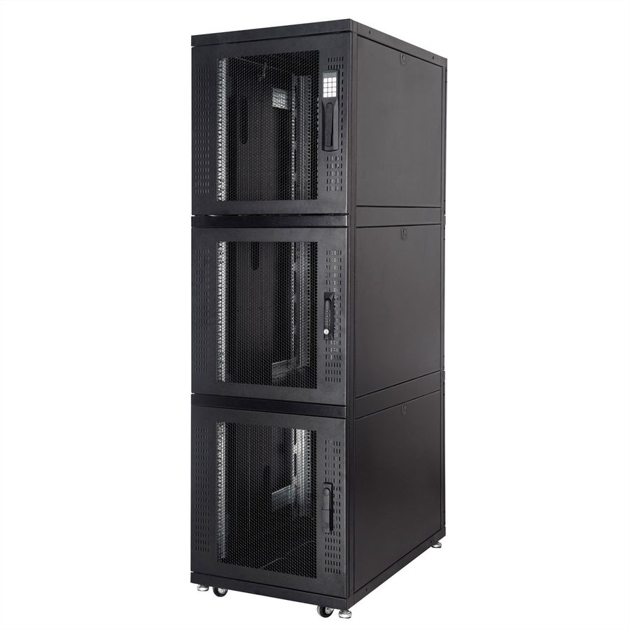 ROLINE Armoire de colocation 45U 800x1000mm, 3 compartiments, noir