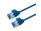 ROLINE Patchkabel Cat.6A (Class EA) S/FTP (PiMF), LSOH, PoE, blau, 7 m