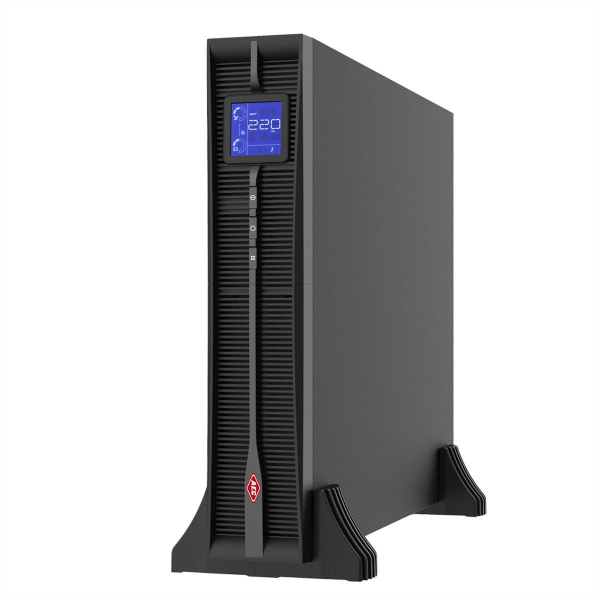 AEC IST3J 1kVA - Online Rack USV – 3x 9Ah interne Batterien - 3 Min. Autonomie bei 100% Last