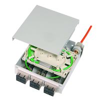 TELEGÄRTNER TS distributeur 6xLC-D cassette d'épissure, Pigtails 12xG50/125 OM2, LC