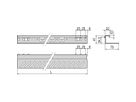 SCHROFF Varistar Slide Rail, 100 kg, 5 paires, 1000D, EMC-BARRE DE SUPPORT 3UH