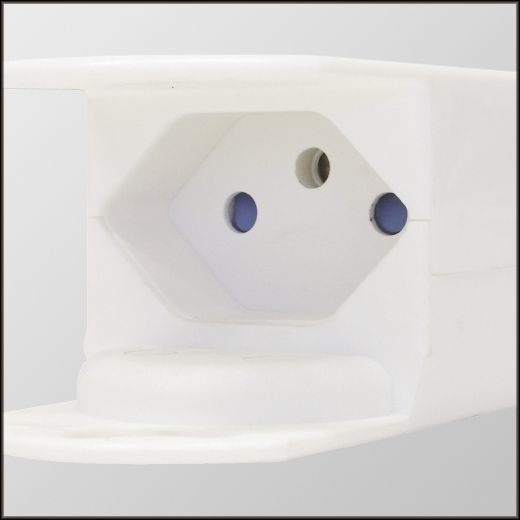 Steffen Steba Variabl 6x avec interrupteur et souris, blanc