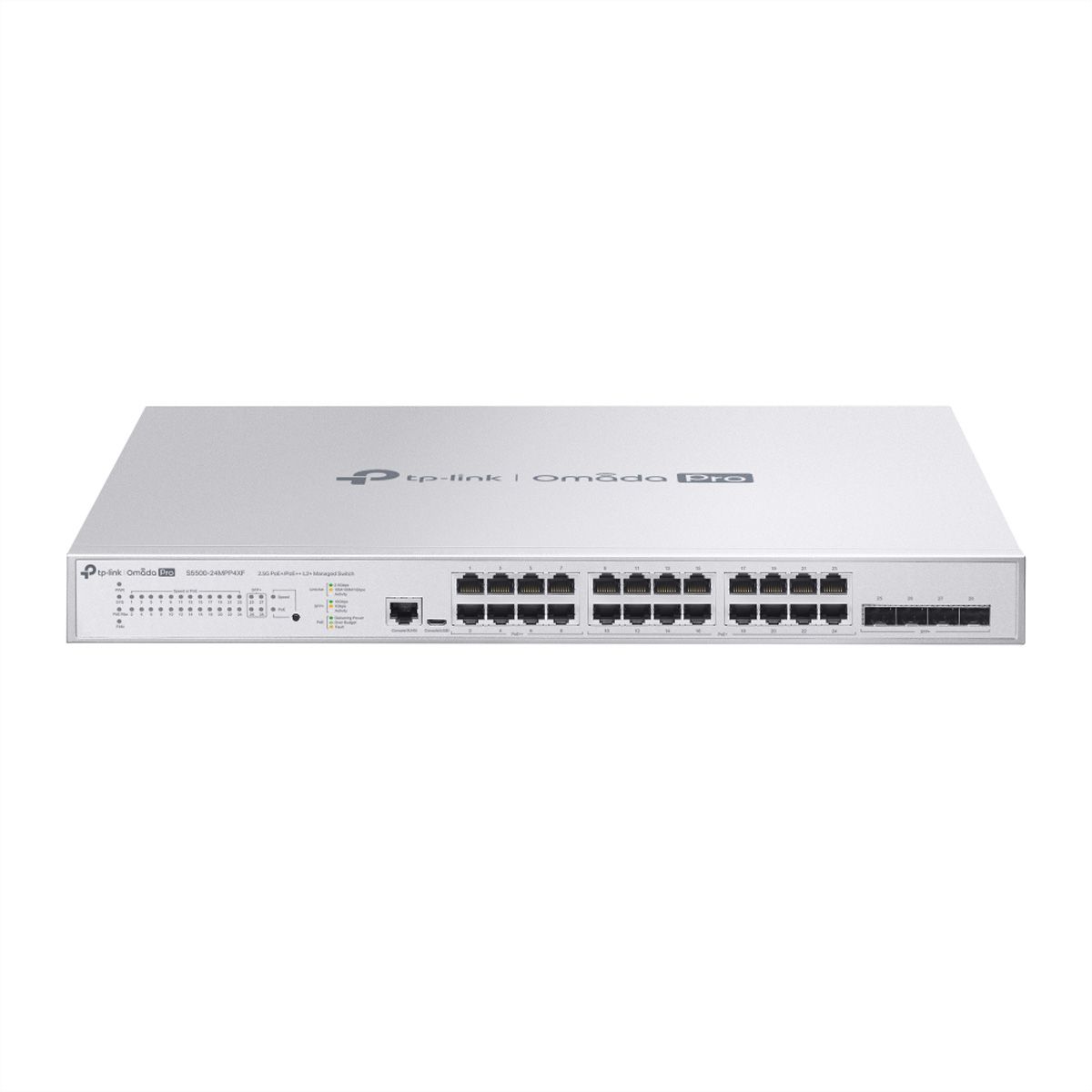 TP-Link Campus Switch S5500-24MPP4XF  , 4x10G PoE++ 2xSFP+ Managed Switch