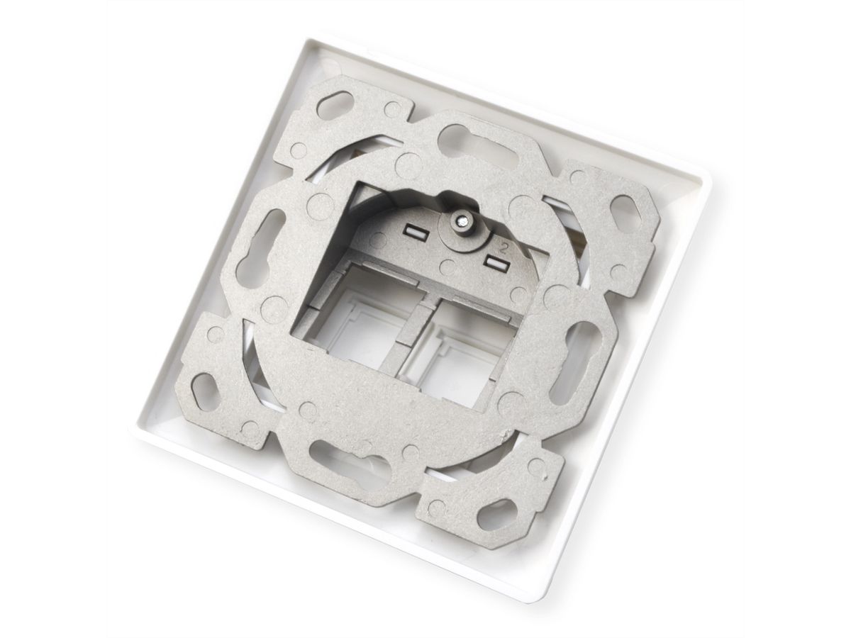 ROLINE Unterputzdose Modulaufnahme, 2fach, für Keystones
