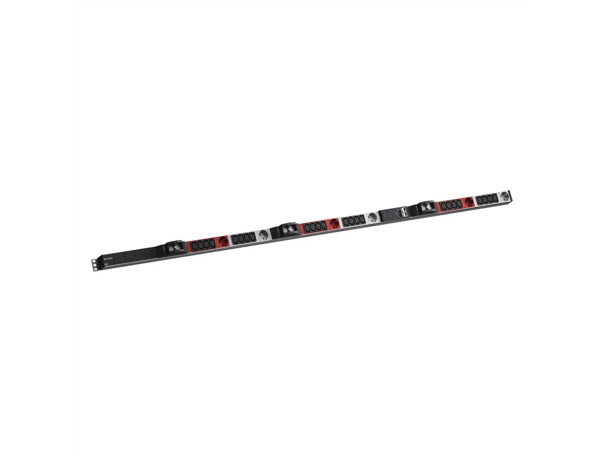 BACHMANN BN ESSENTIAL Metered 24xC13, 6xCEE7/3 6xLS 3,0m CEE 32/5p