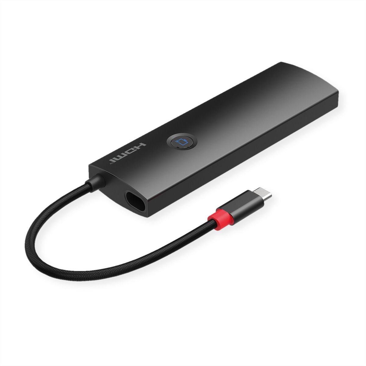 ROLINE USB 3.2 Gen2 Typ C Multiport Dockingstation, HDMI 4K60, USB 3.2 Gen2, USB-C PD, LAN, SD-Card Reader