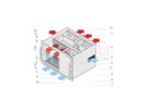 Système VMEbus SCHROFF, 7 U, 12 slots, pour modules de transition, Open Frame PSU