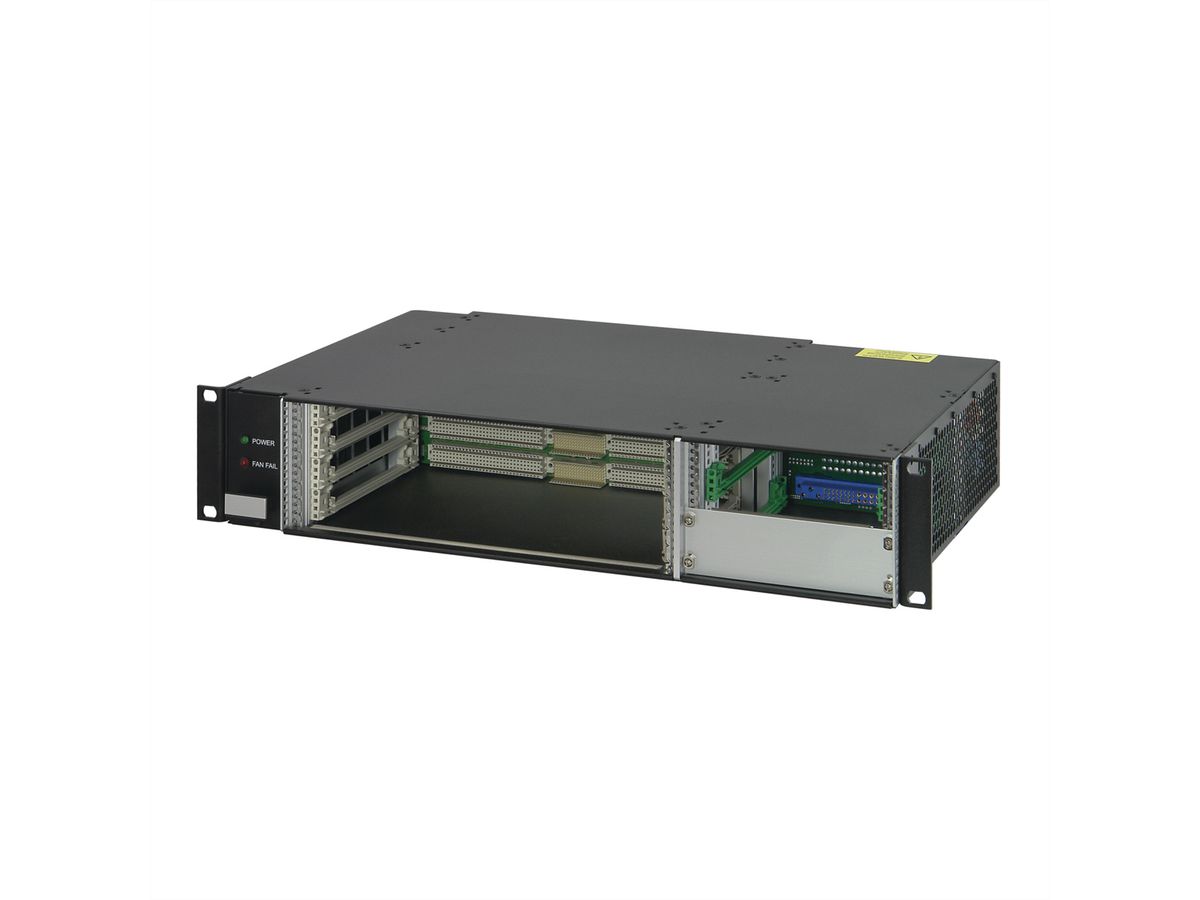Système VME64x SCHROFF, 2 U, 4 slots, alimentation enfichable