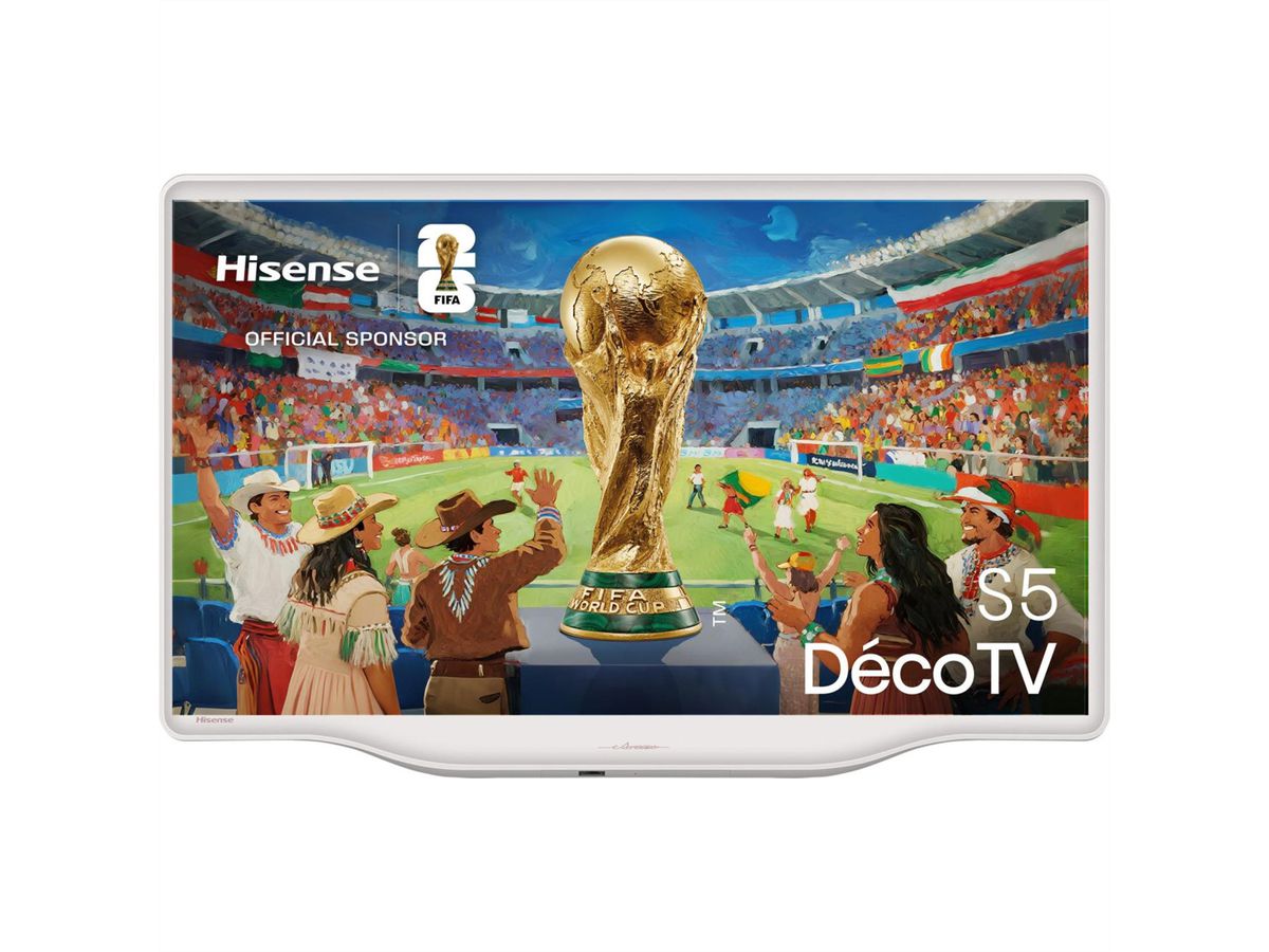 Hisense TV 43S5DQ 43", 4K, 60Hz, Déco TV