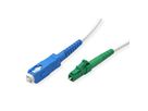 METZ CONNECT OpDAT cordon de brassage, SC-S/LC-S APC OS2, 12 m