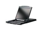 ATEN CL5800N Console KVM, LCD 48cm, VGA, PS/2-USB, port périphériques, DE-Layout