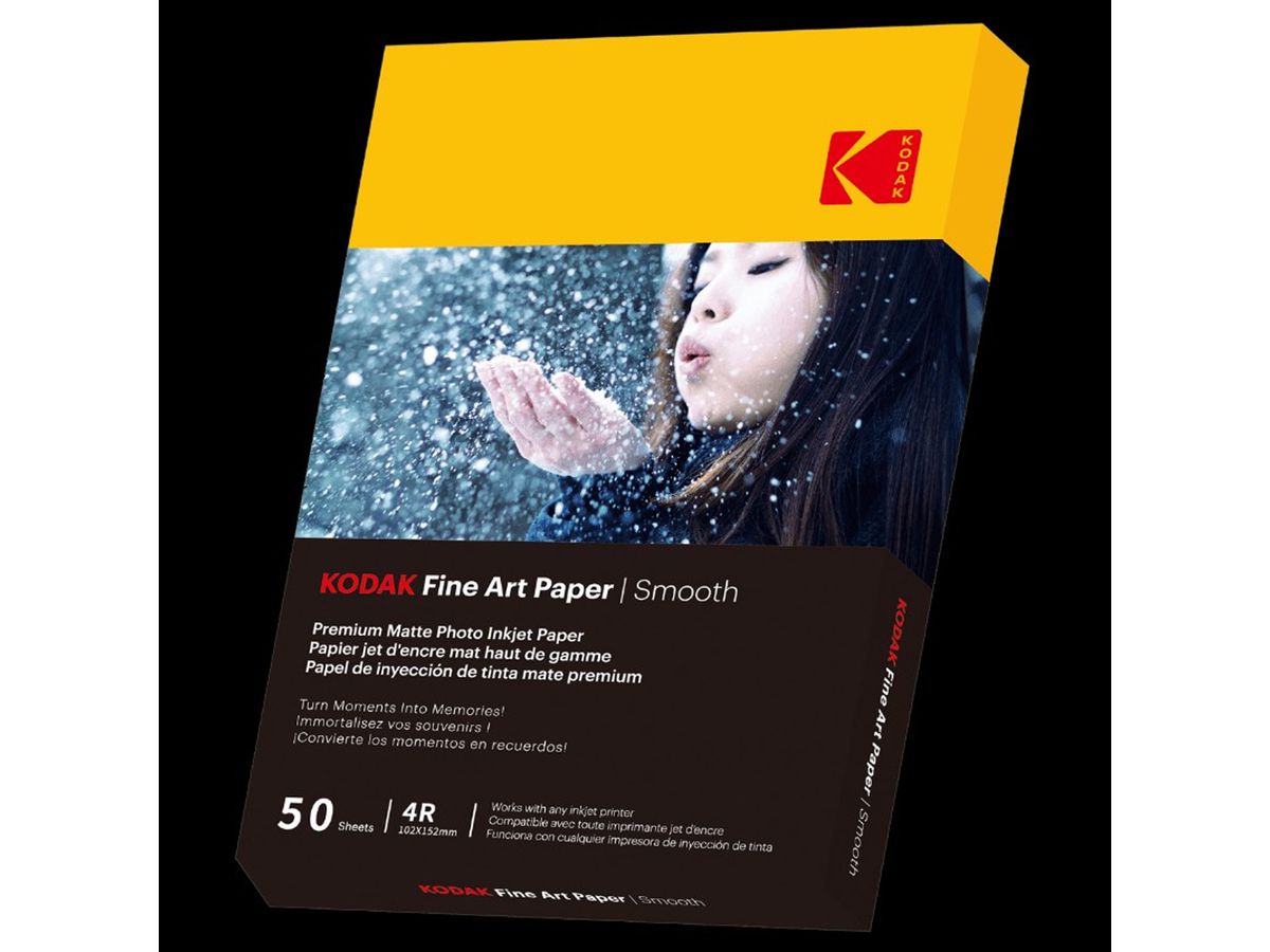 Kodak Fotopapier - 50 Blatt A6, 230g/qm, 10cm x 15cm, matt