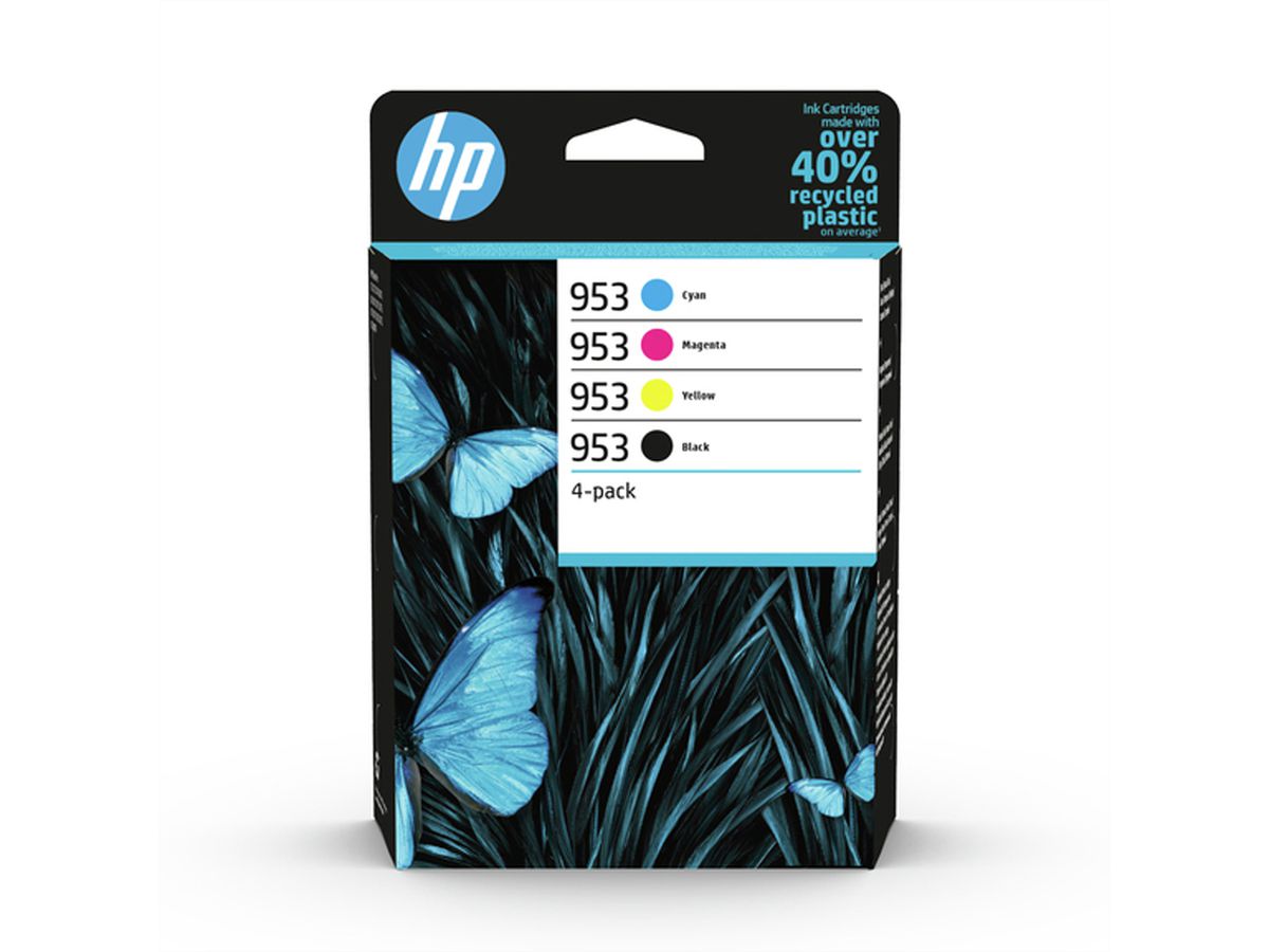 HP 36ZC69AE, Nr. 953, Value Pack (noir, cyan, magenta, jaune) pour OfficeJet Pro 8210 / 8218