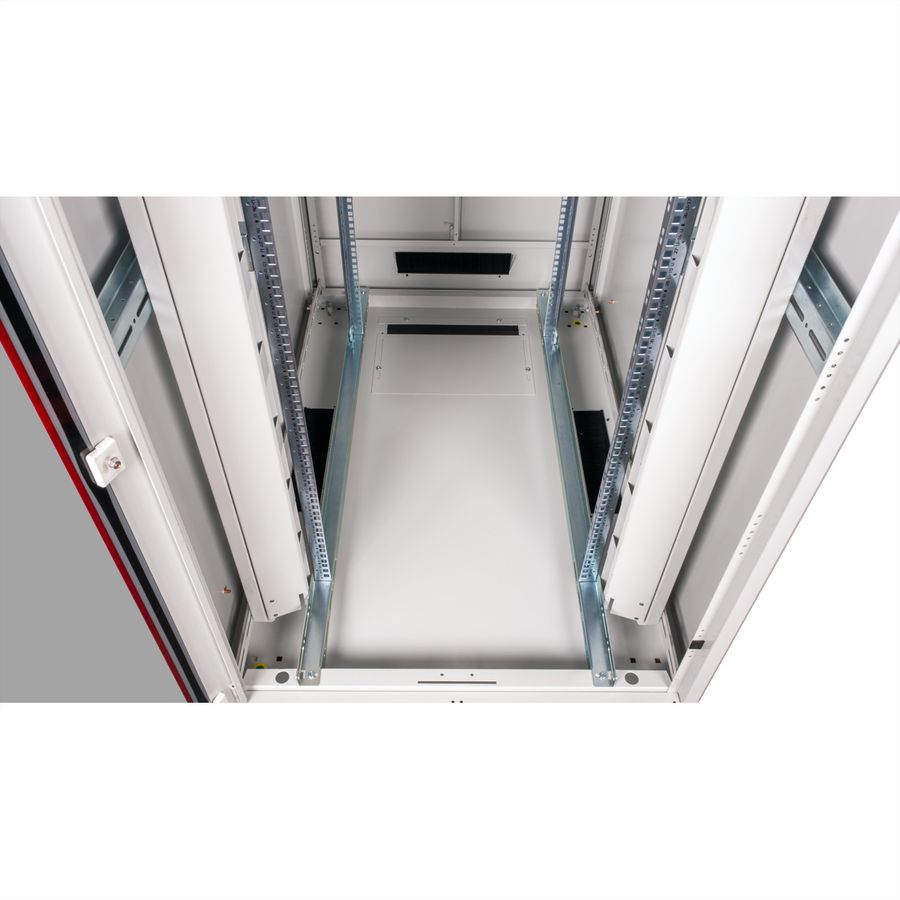 ROLINE 19-Zoll Netzwerkschrank Pro 42 HE, 800x1200 BxT Glastür grau